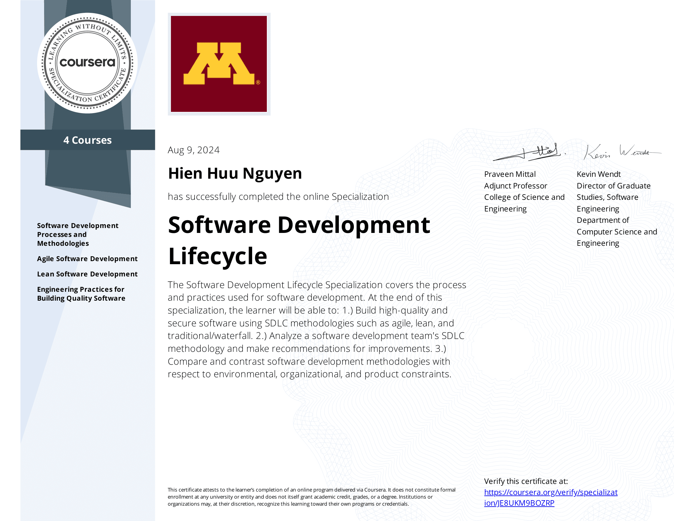 Software Development Lifecycle